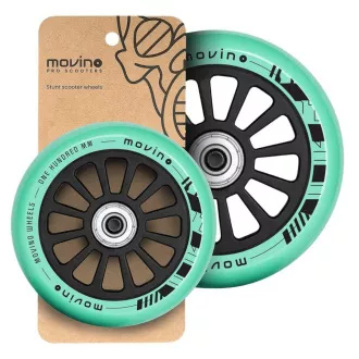 Zapasowe kółka MOVINO do hulajnogi freestyle 100 mm, PP, 2 szt., miętowe