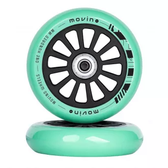 Zapasowe kółka MOVINO do hulajnogi freestyle 100 mm, PP, 2 szt., miętowe