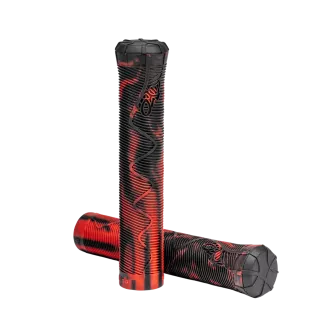 Wymienny uchwyt do kierownicy hulajnogi freestyle TPR Grip (EDGE Black-red), 2szt.