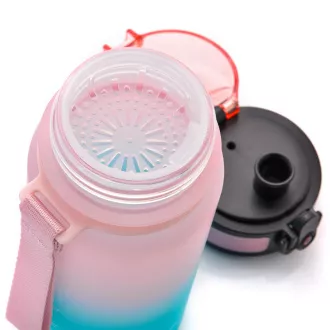 Butelka sportowa Tritan MTR, 350 ml, różowo-niebieska Butelka sportowa Tritan MTR, 350 ml, różowo-niebieska