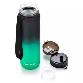 Butelka sportowa Tritan MTR, 1000 ml, czarno-zielona