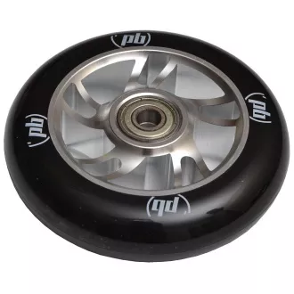 Kółka zapasowe do hulajnogi Freestyle - 100 mm aluminiowe, srebrne, 2 szt.