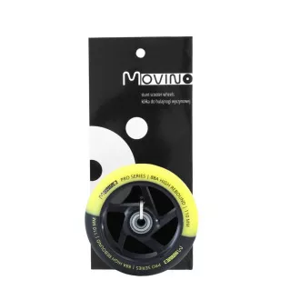Kółka zapasowe do hulajnogi MOVINO 110 mm, aluminiowe, 2 szt., żółte