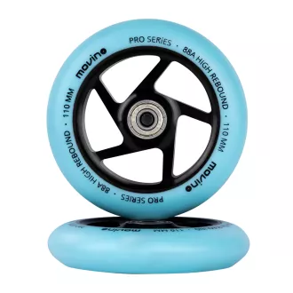 Koła zapasowe do hulajnogi freestyle MOVINO SLAVE, 110 mm, aluminiowe, niebieskie