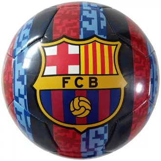 Piłka nożna FC Barcelona rozmiar 5, niebiesko-czerwona