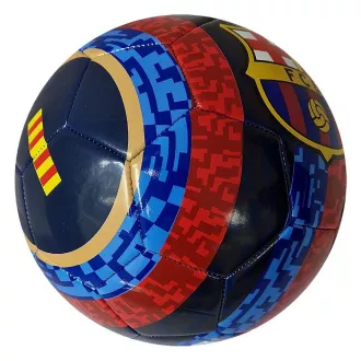 Piłka nożna FC Barcelona rozmiar 5, niebiesko-czerwona