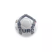 Piłka nożna EURO rozmiar 5, biało-czarna