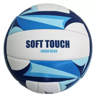 Siatkówka ENERO SOFT TOUCH rozmiar 5, niebiesko-białe