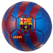 Piłka nożna FC Barcelona z paskami w rozmiarze 1, czerwono-niebieska