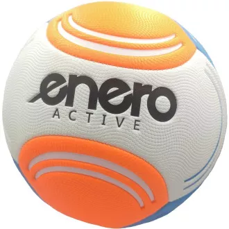 Piłka nożna plażowa ENERO Active rozmiar 5, biało-pomarańczowa
