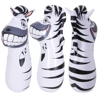 Nadmuchiwany worek bokserski dla dzieci, Zebra