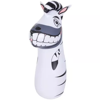 Nadmuchiwany worek bokserski dla dzieci, Zebra