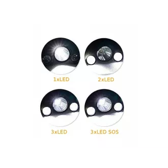 Reflektor AKU Bailong RJ-3000, LED typu XM-L T6 Reflektor AKU Bailong RJ-3000, LED typu XM-L T6