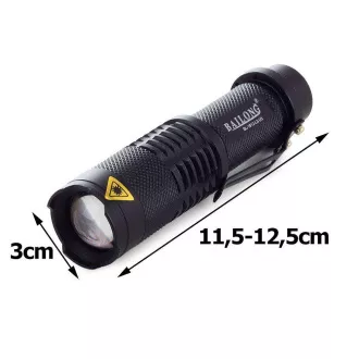Latarka akumulatorowa Bailong BL-1812, LED CREE XM-L T6 ZOOM Latarka akumulatorowa Bailong BL-1812, LED CREE XM-L T6 ZOOM