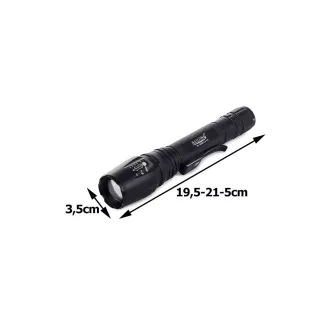 Latarka Bailong BL-8668, LED typu CREE XM-L T6 uchwyt ostrzegawczy Latarka Bailong BL-8668, LED typu CREE XM-L T6 uchwyt ostrzegawczy