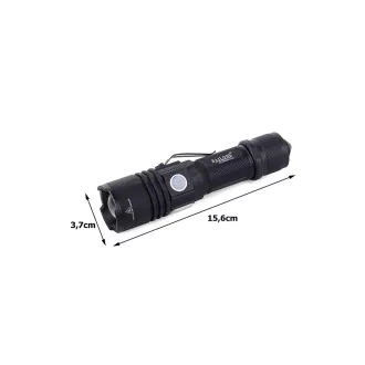 Latarka USB Bailong W556, LED typ L3-U3