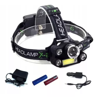 Reflektor CREE 1 x XM-L T6 4 x mocny Q5 biały 1 x mocny COB pasek ZOOM Reflektor CREE 1 x XM-L T6 4 x mocny Q5 biały 1 x mocny COB pasek ZOOM