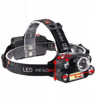 Reflektor CREE 1 x XM-L T6 4 x mocny Q5 biały 1 x mocny COB pasek ZOOM Reflektor CREE 1 x XM-L T6 4 x mocny Q5 biały 1 x mocny COB pasek ZOOM