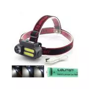 Lampa czołowa USB NF-611, COB LED