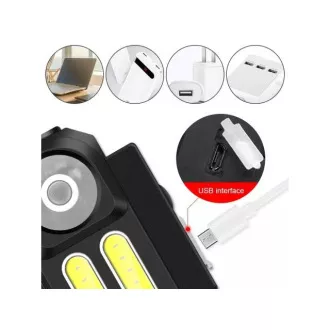 Lampa czołowa USB NF-611, COB LED Lampa czołowa USB NF-611, COB LED