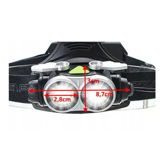 Reflektor USB LED CREE, typ leda 2x XM-L T6X
