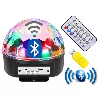 Kula dyskotekowa Bluetooth USB pilot zdalnego sterowania Kula dyskotekowa Bluetooth USB pilot zdalnego sterowania