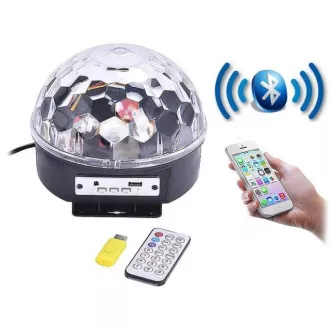 Kula dyskotekowa Bluetooth USB pilot zdalnego sterowania Kula dyskotekowa Bluetooth USB pilot zdalnego sterowania