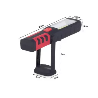 Bezprzewodowa latarka robocza USB 3W z magnesem Bezprzewodowa latarka robocza USB 3W z magnesem