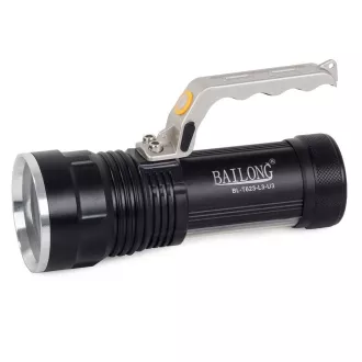 Latarka USB Bailong BL-T623 LED ZOOM typu CREE XM-L T6