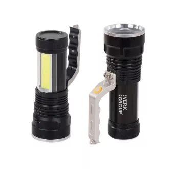 Latarka USB Bailong BL-T623 LED ZOOM typu CREE XM-L T6
