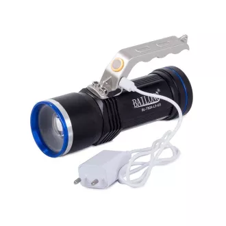 Latarka USB Bailong BL-T624 LED ZOOM typu CREE XM-L T6