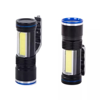 Latarka USB Bailong BL-T624 LED ZOOM typu CREE XM-L T6