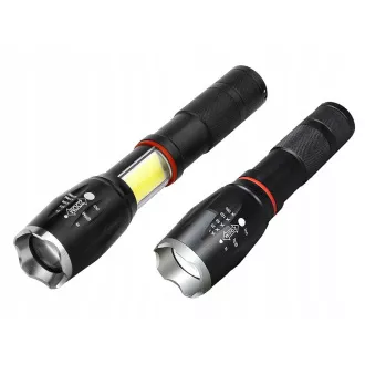 Latarka USB COB U3 LED z funkcją ZOOM 9W Latarka USB COB U3 LED z funkcją ZOOM 9W