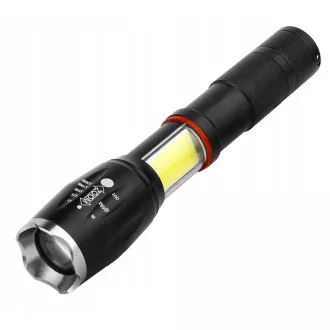 Latarka USB COB U3 LED z funkcją ZOOM 9W Latarka USB COB U3 LED z funkcją ZOOM 9W