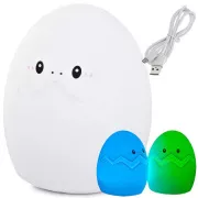 Lampka nocna LED EGGi RGB   kabel USB