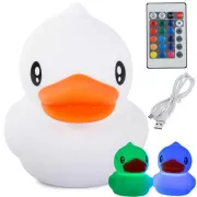 Dziecięca lampka nocna LED DUCK   sterowanie RGB