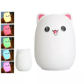 Dziecięca lampka nocna LED CAT RGB Dziecięca lampka nocna LED CAT RGB