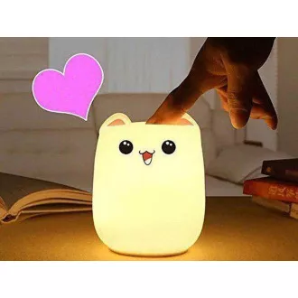 Dziecięca lampka nocna LED CAT RGB kabel USB Dziecięca lampka nocna LED CAT RGB kabel USB