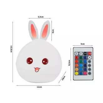 Dziecięca lampka nocna LED KING RGB