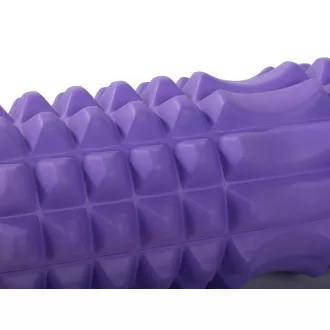 Wałek do masażu fitness ROLLER YOGA 32x13cm, czerwony