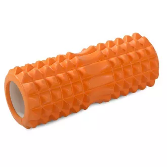 Wałek do masażu fitness ROLLER YOGA 32x13cm, czerwony