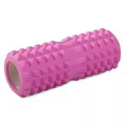 Wałek do masażu fitness ROLLER YOGA 32x13cm, fioletowy