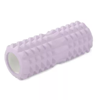 Wałek do masażu fitness ROLLER YOGA 32x13cm, fioletowy
