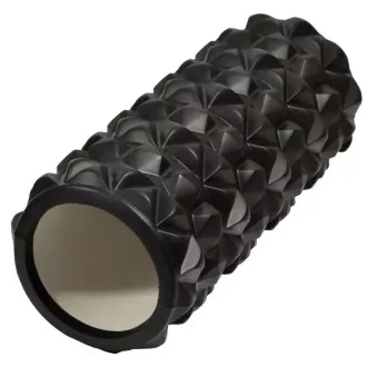 Wałek do masażu fitness ENERO FIT 33x14cm, czarny