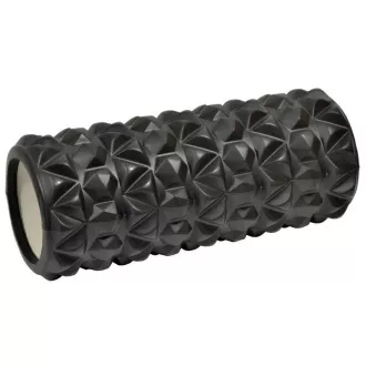 Wałek do masażu fitness ENERO FIT 33x14cm, czarny