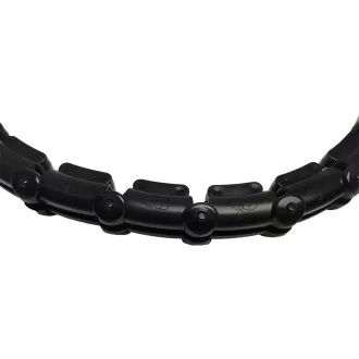 Masażer Hula Hop ENERO FIT z obciążnikami, 115 cm, czarny