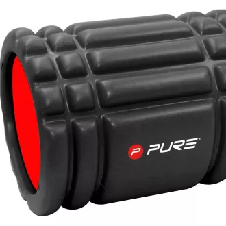 Wałek do masażu fitness PURE 2 IMPROVE 33x15 cm, czarny
