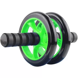 Koło fitness RX-156 z podkładką, zielone