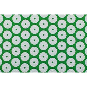 Mata do ćwiczeń akupresury PREMIUM z poduszką 67x42x2 cm, czarna