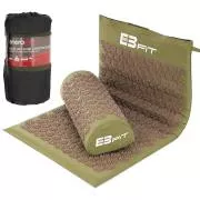 Mata do ćwiczeń akupresury PREMIUM z poduszką 67x42x2 cm, Mascara khaki